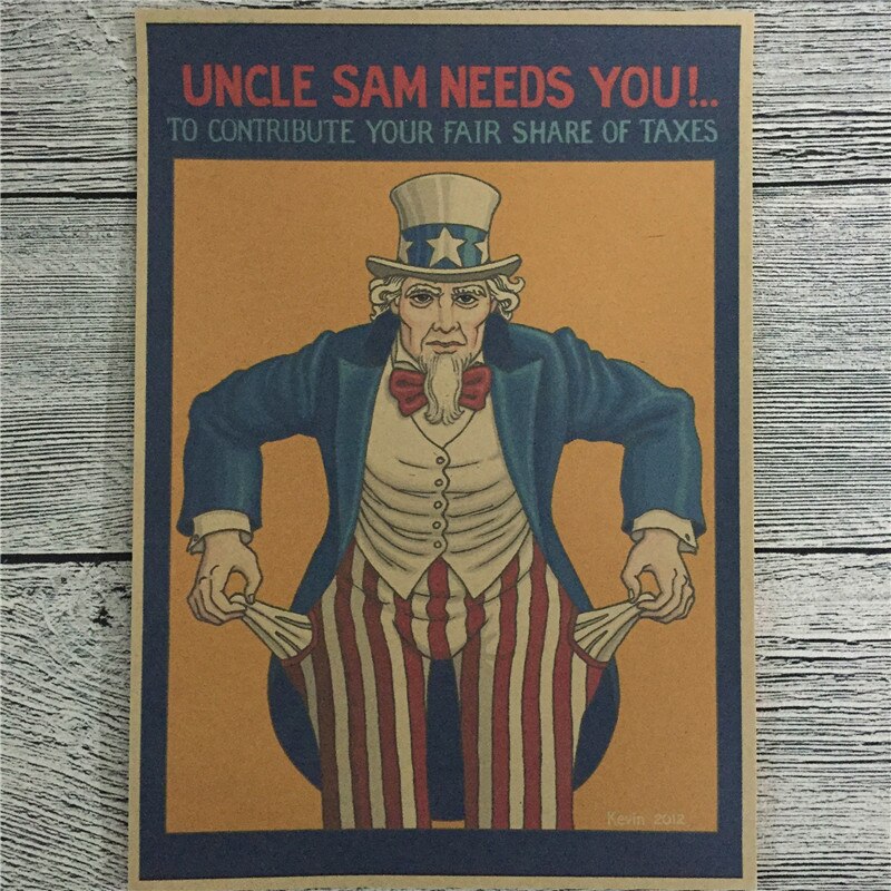High Quality 100% Spm-088 Vintage Poster Uncle Sam - Poster , HD Wallpaper & Backgrounds