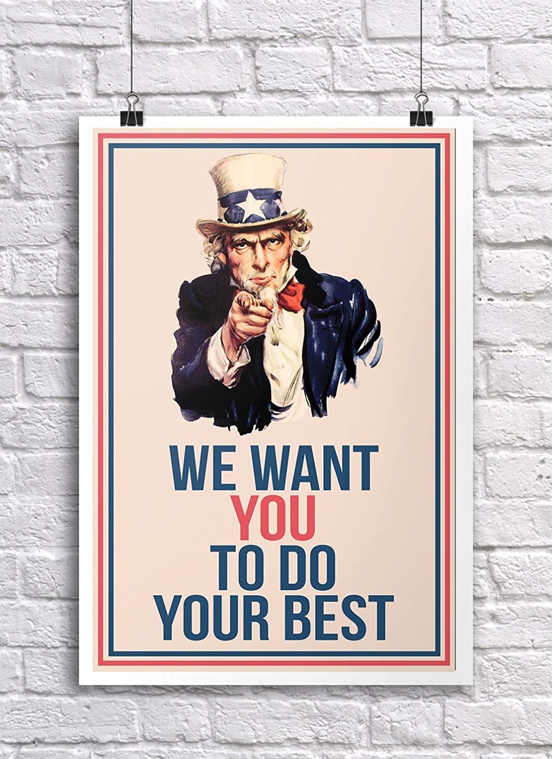 Jsc376 Uncle Sam We Want You Classroom Poster - Uncle Sam , HD Wallpaper & Backgrounds