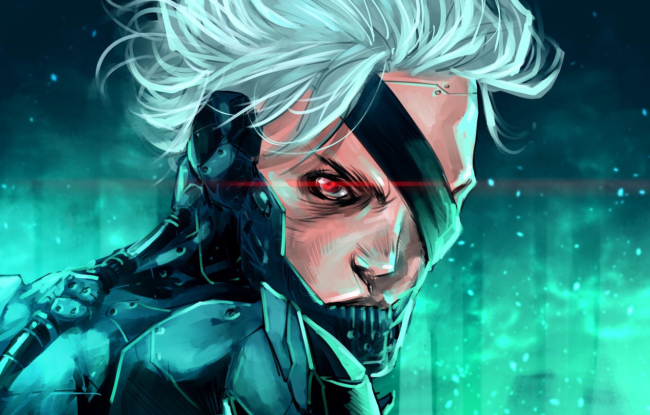 Photo Wallpaper Look, Cyborg, Metal Gear Rising Revengeance - Anime , HD Wallpaper & Backgrounds