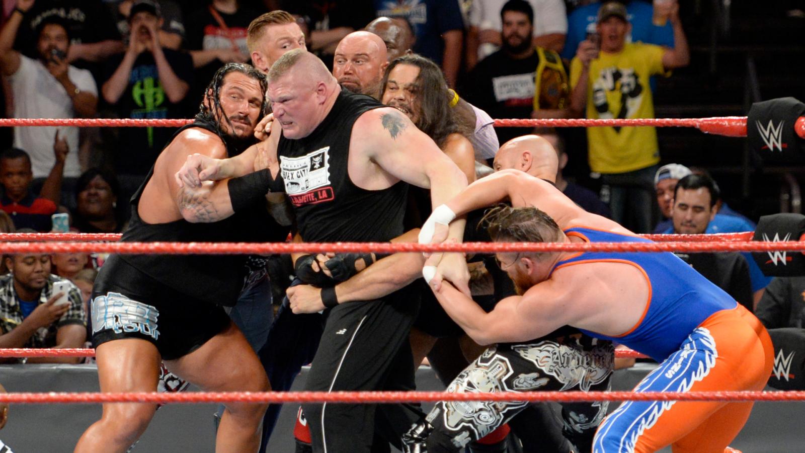 Last Week Samoa Joe Won A Fatal 5-way Match At Extreme - Wwe Brock Lesnar Vs Samoa Joe , HD Wallpaper & Backgrounds