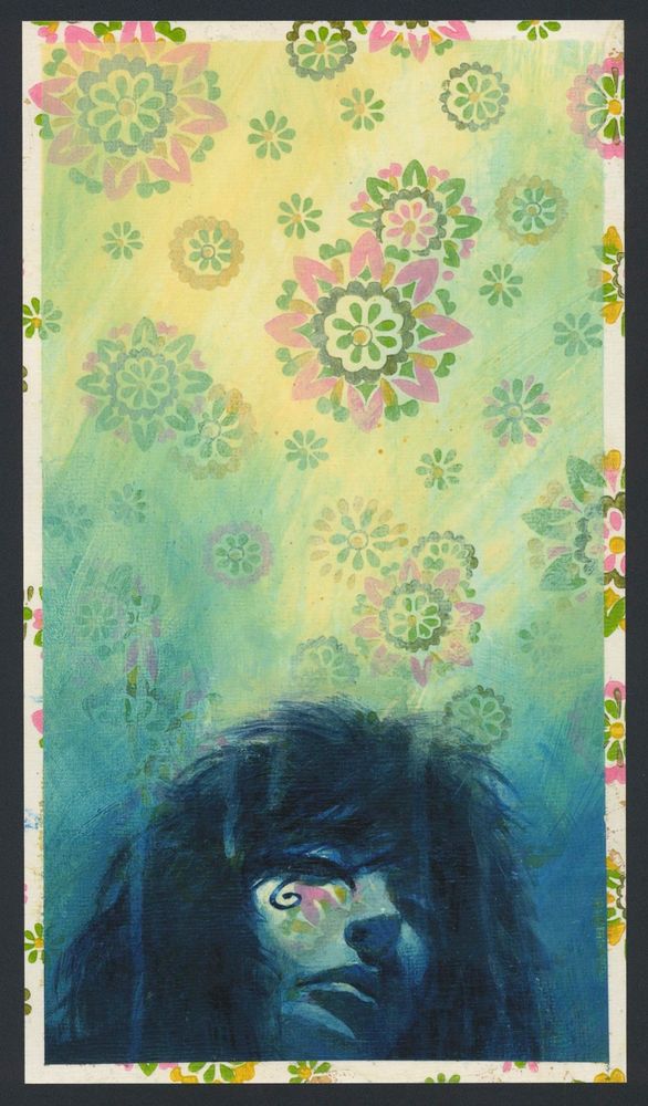 Details About Sandman Death Flower Power Print * Felipe - Painting , HD Wallpaper & Backgrounds