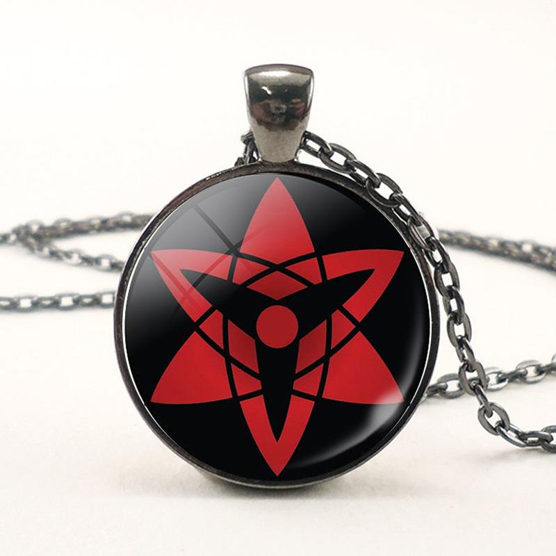 2019 Sharingan Eye Glass Pendant Fashion Rinnegan Eye