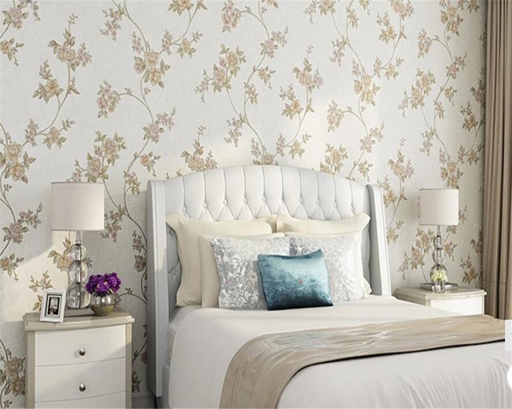 New Fashion Nonwoven Papel De Parede Wallpaper Pastoral - Bedroom , HD Wallpaper & Backgrounds