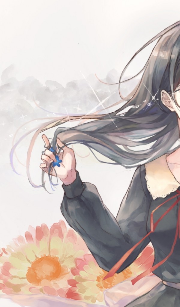 Hanabishi Rikka, Flowers Le Volume Sur Hiver, Meganekko, - Illustration , HD Wallpaper & Backgrounds