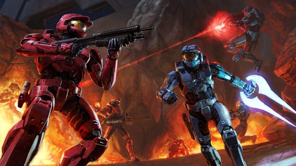 Red Vs Blue Wallpaper Hd - Halo Red Vs Blue , HD Wallpaper & Backgrounds