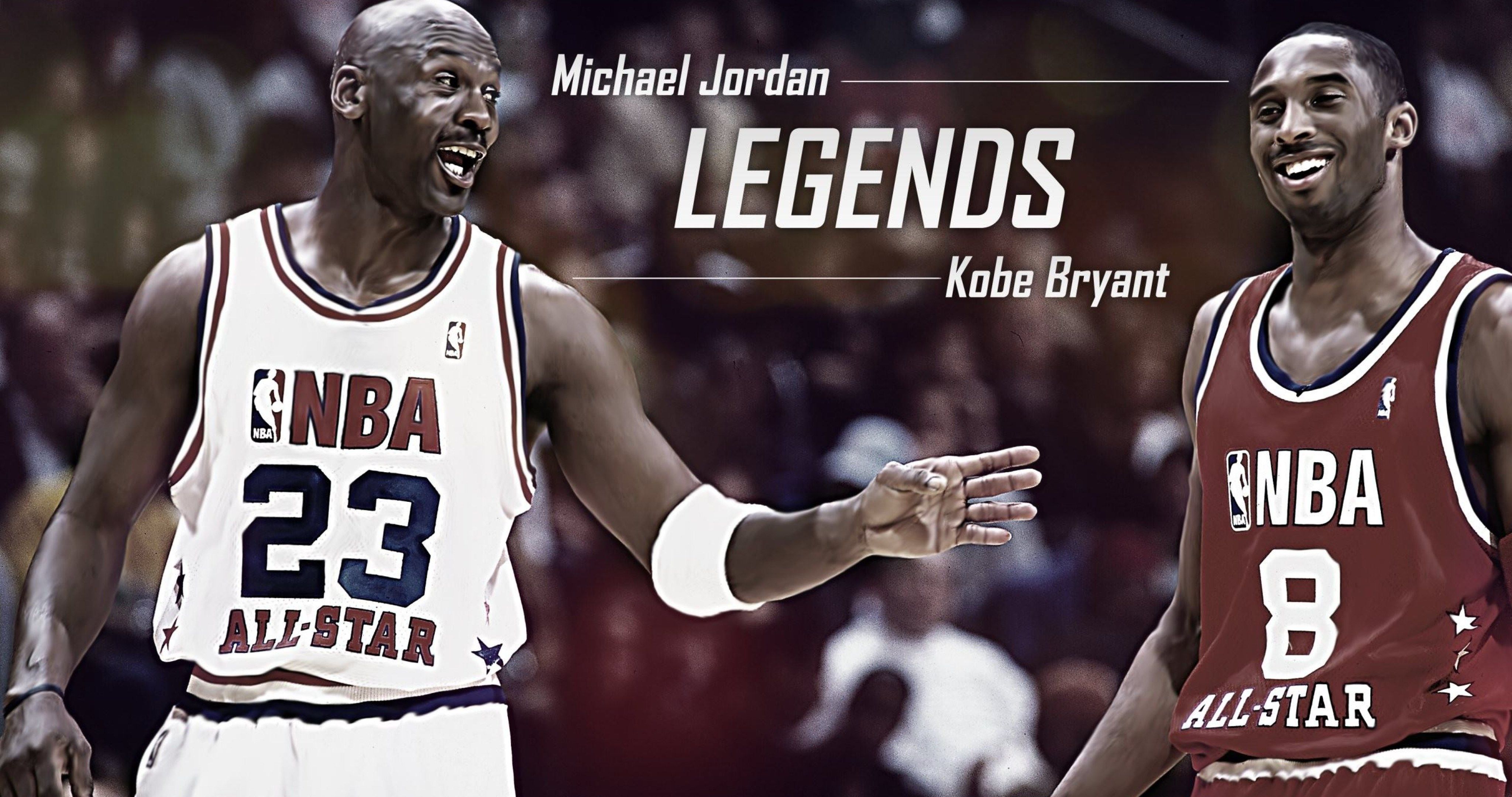 Wallpaper Nba Live - Michael Jordan And Kobe Bryant All Star , HD Wallpaper & Backgrounds