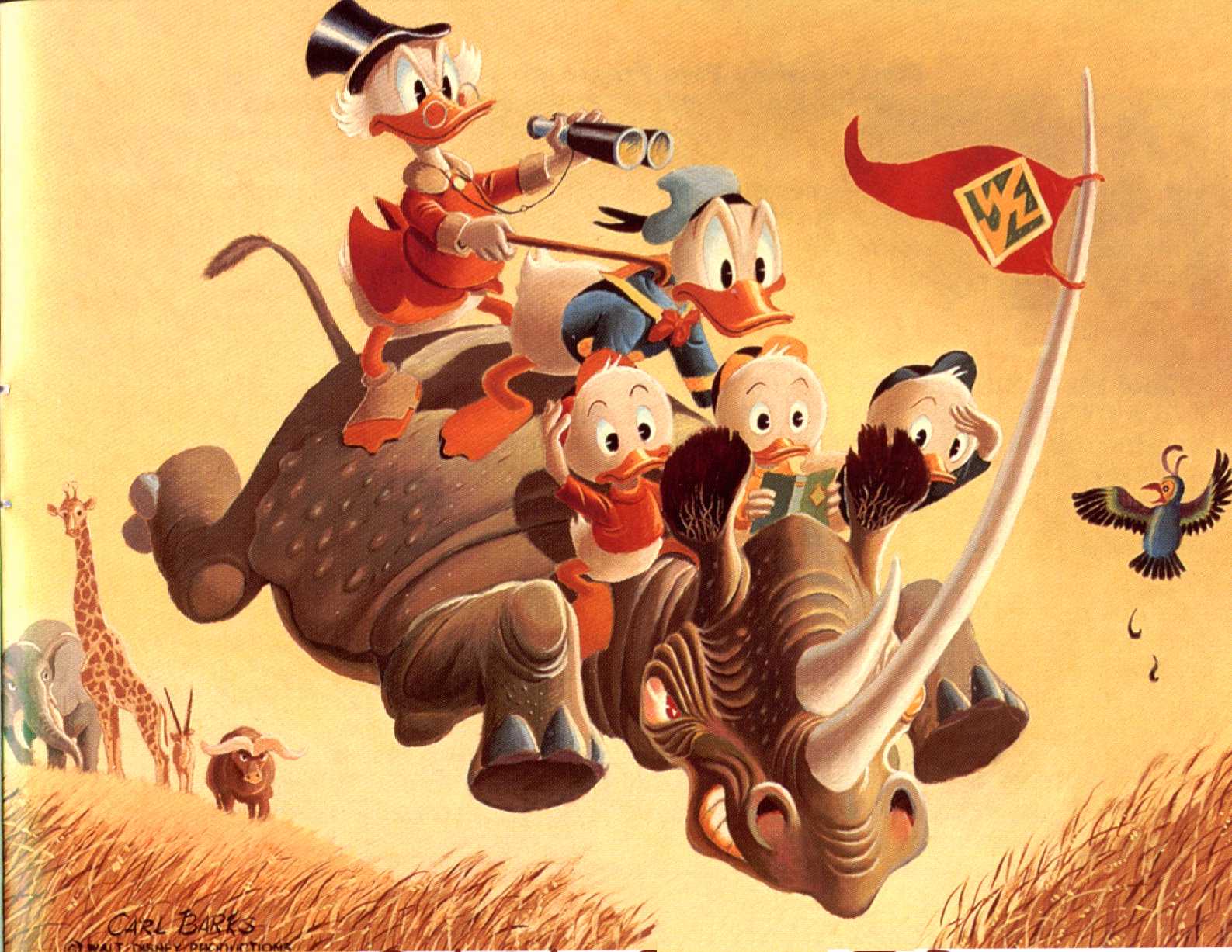 17 Ducktales Wallpaper - Carl Barks Oil Paintings , HD Wallpaper & Backgrounds