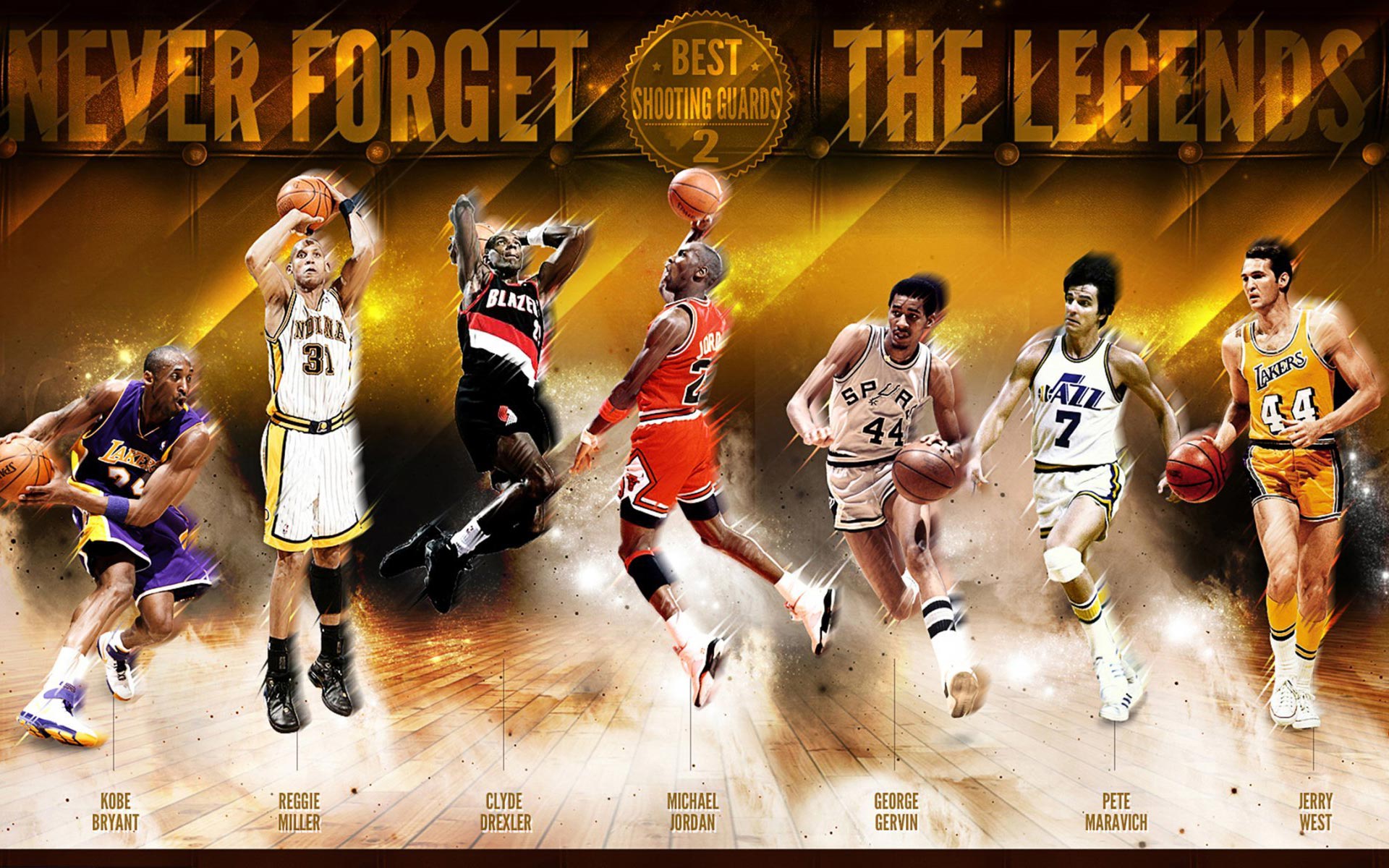Michael Jordan Hd Wallpapers 11 - Never Forget The Legends , HD Wallpaper & Backgrounds