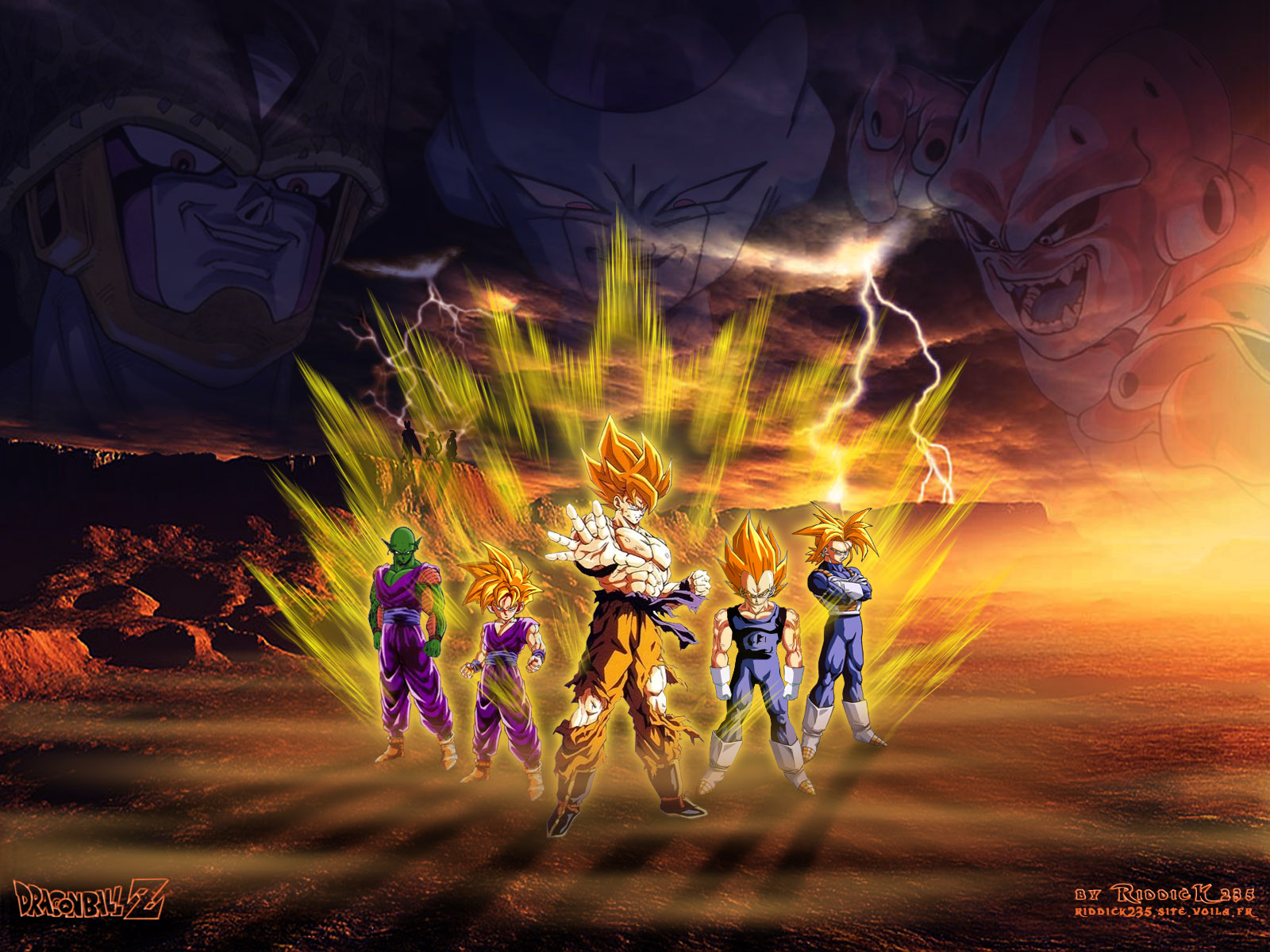 Dragon Ball Z Wallpaper And Background Image - Dragón Ball Z Gt , HD Wallpaper & Backgrounds