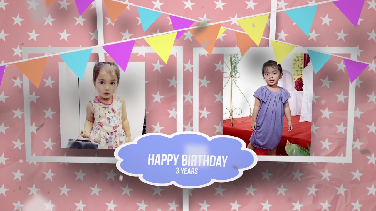 Video Background Ulang Tahun, After Effect - Child , HD Wallpaper & Backgrounds