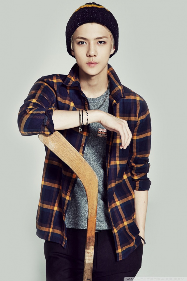 Mobile Hvga - Sehun 2014 , HD Wallpaper & Backgrounds