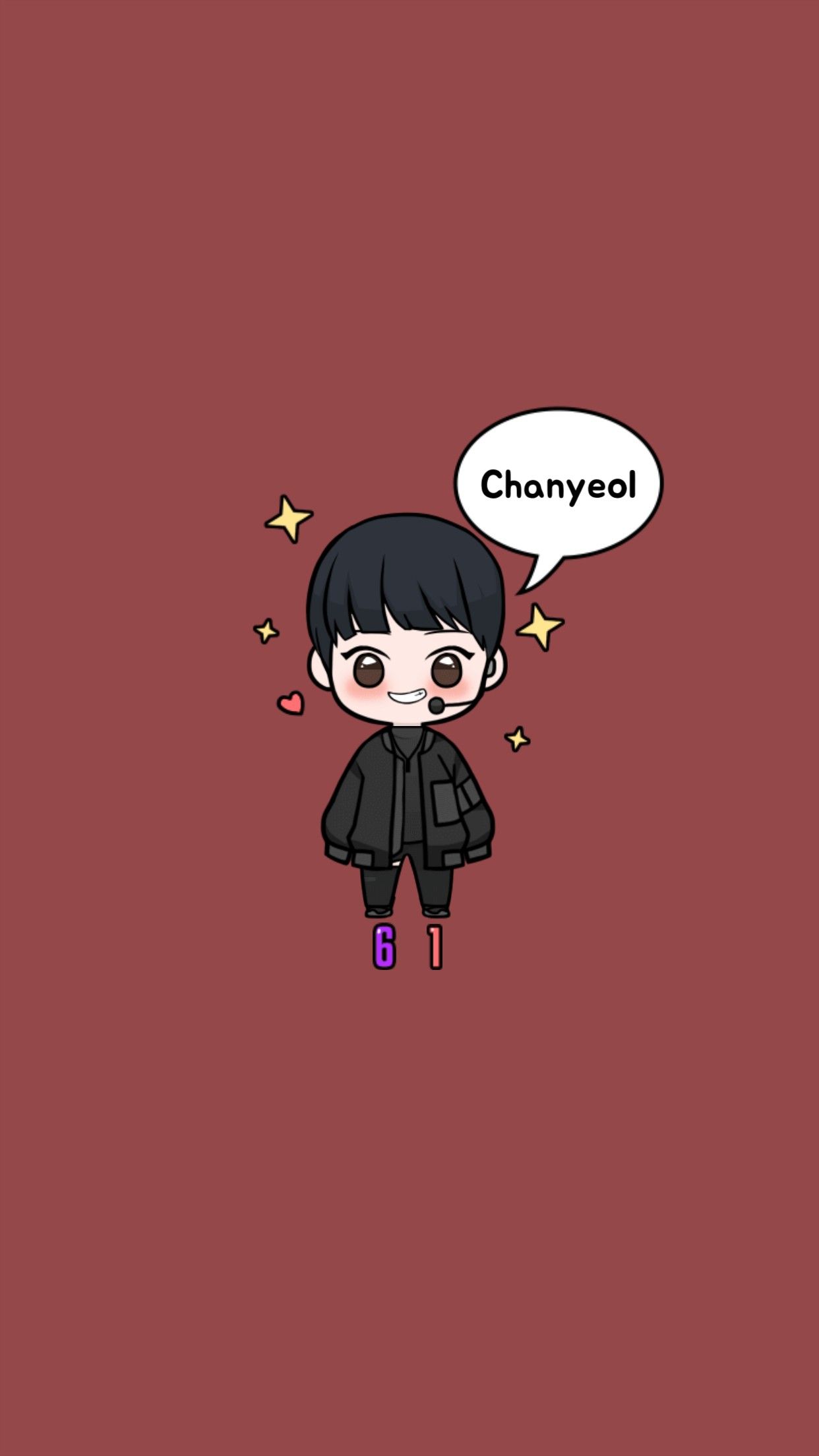 Park Chanyeol Wallpaper Chibi - Cartoon , HD Wallpaper & Backgrounds