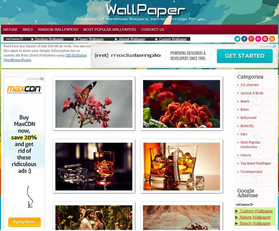 Wallpaper Wordpress Theme For Niche Websites Front - Wordpress Wallpaper Theme , HD Wallpaper & Backgrounds