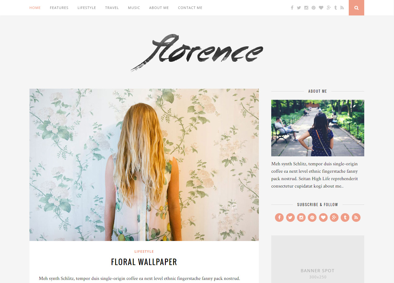 Florence Just Another Wordpress Site, Wordpress News - Florence Wordpress Theme , HD Wallpaper & Backgrounds