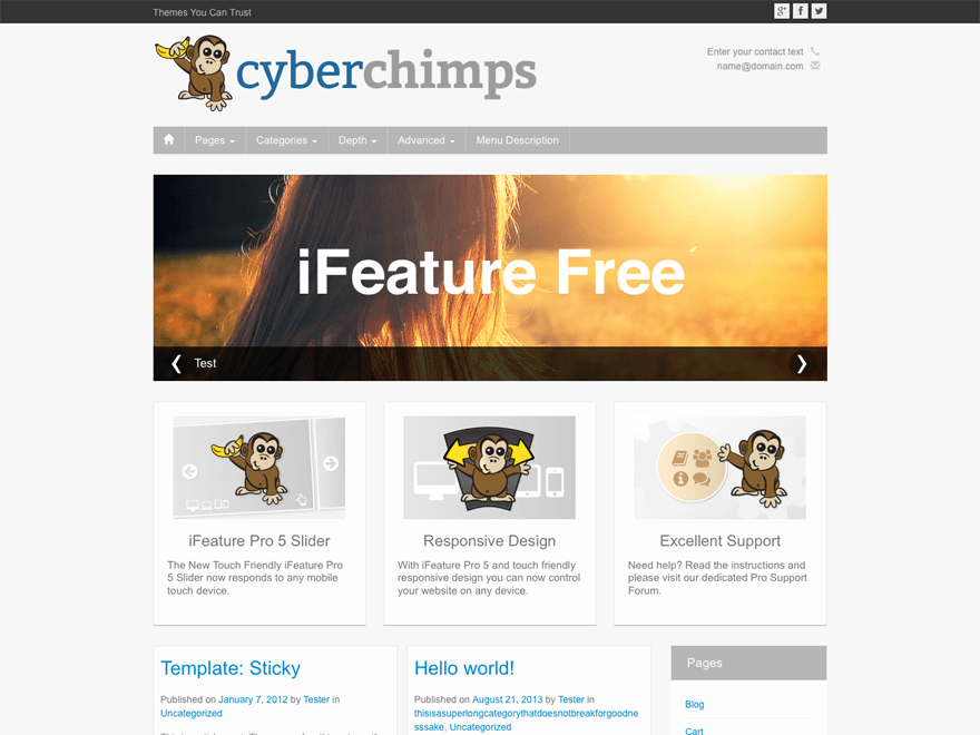 Responsive Free Theme - Wordpress Service Theme Free , HD Wallpaper & Backgrounds
