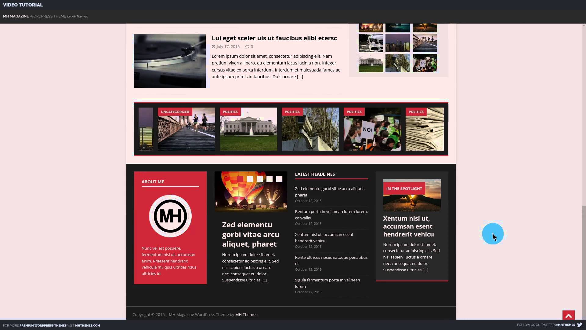 Mh Journal Wordpress Theme V3 - Mh , HD Wallpaper & Backgrounds