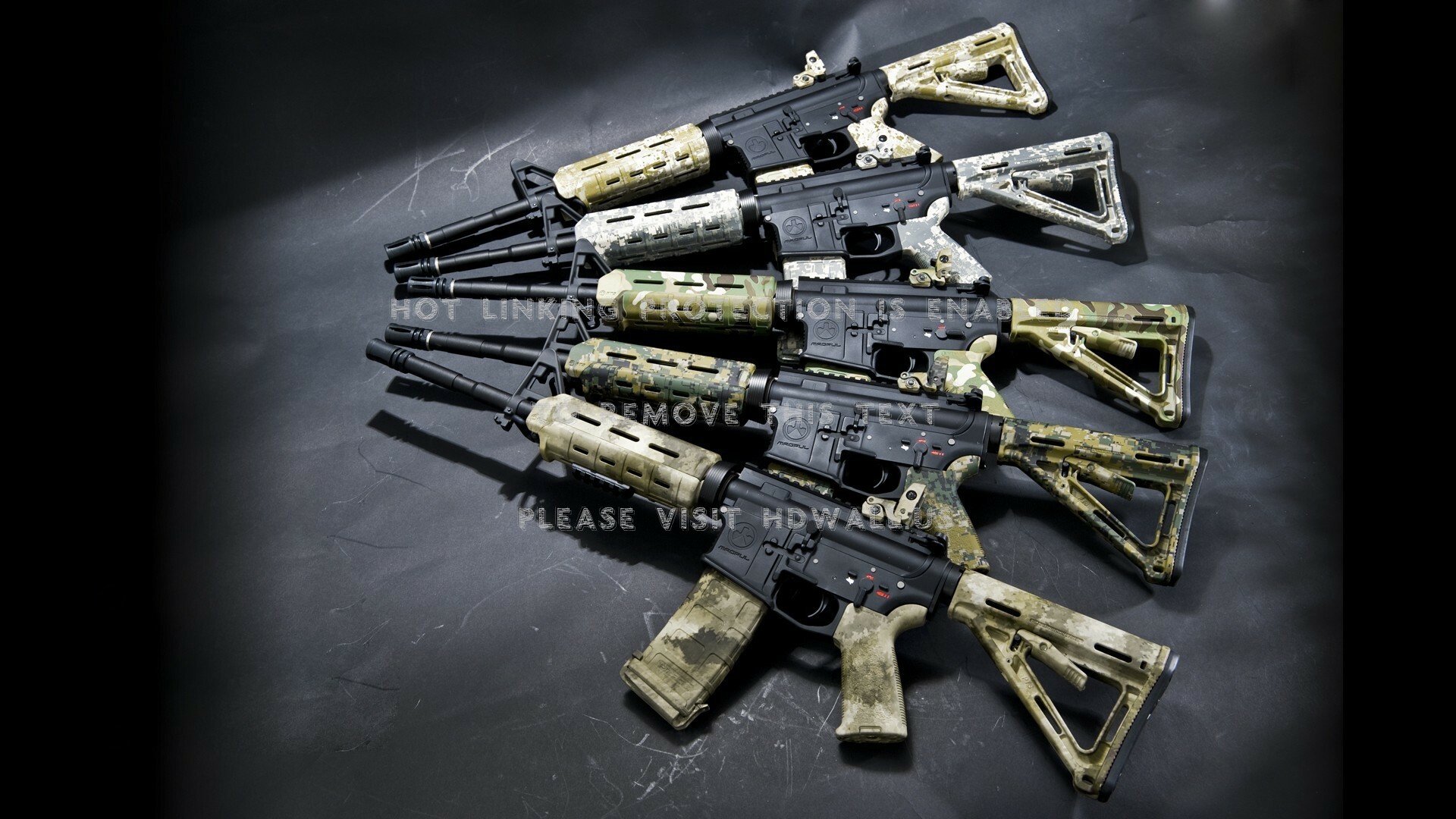 Magpul Multicam Airsoft Camouflage Guns Marpat Rifles - Guns Hd , HD Wallpaper & Backgrounds