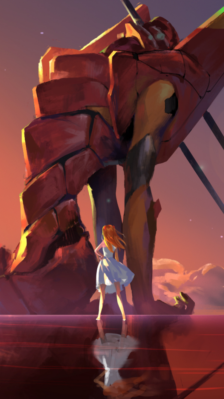 Evangelion Unit-02, Neon Genesis Evangelion, Asuka , HD Wallpaper & Backgrounds