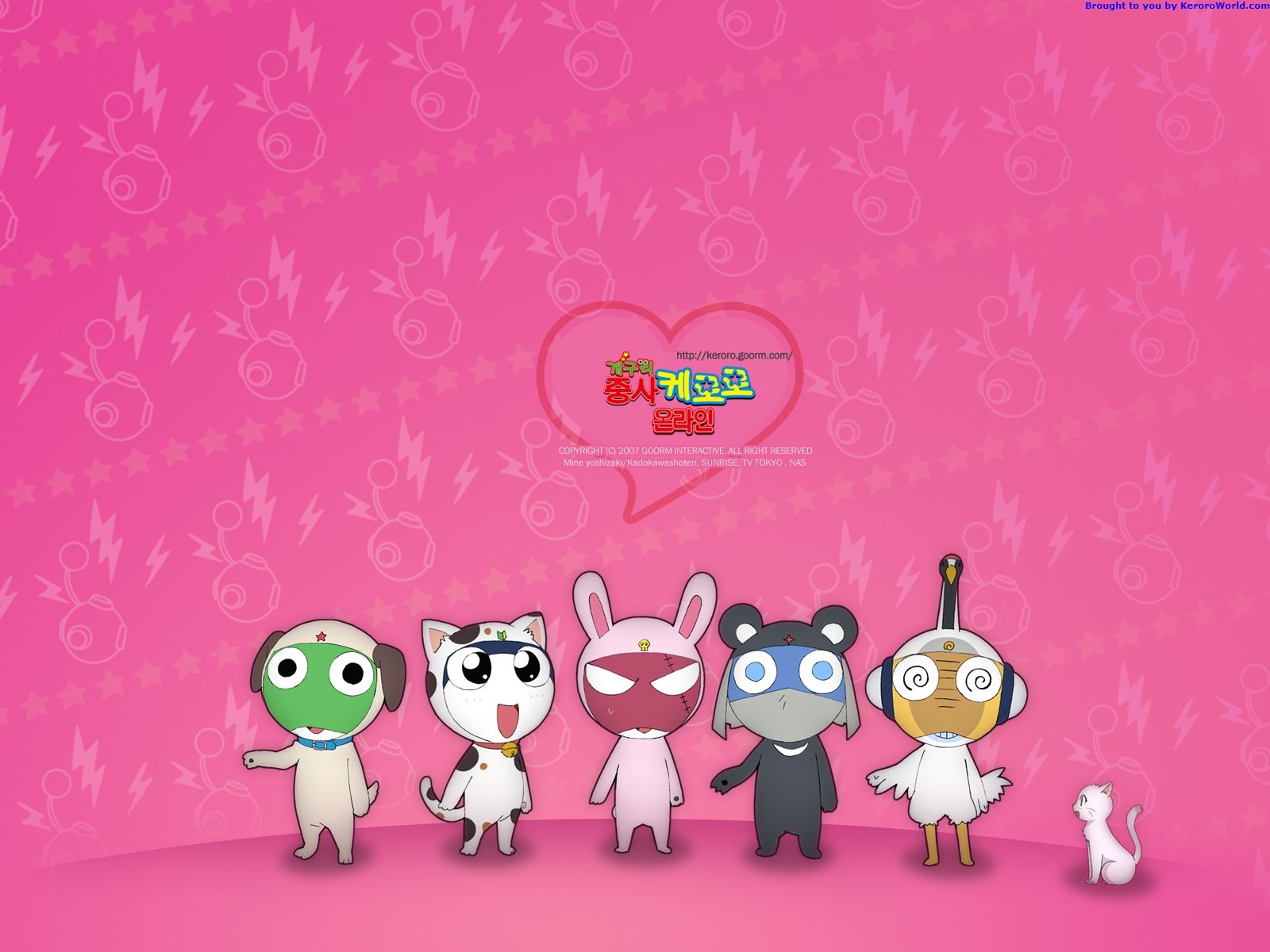 Keroro Gunso Pink Platoon, Cute, Dororo, Giroro, Gunso, - Keroro Gunso , HD Wallpaper & Backgrounds