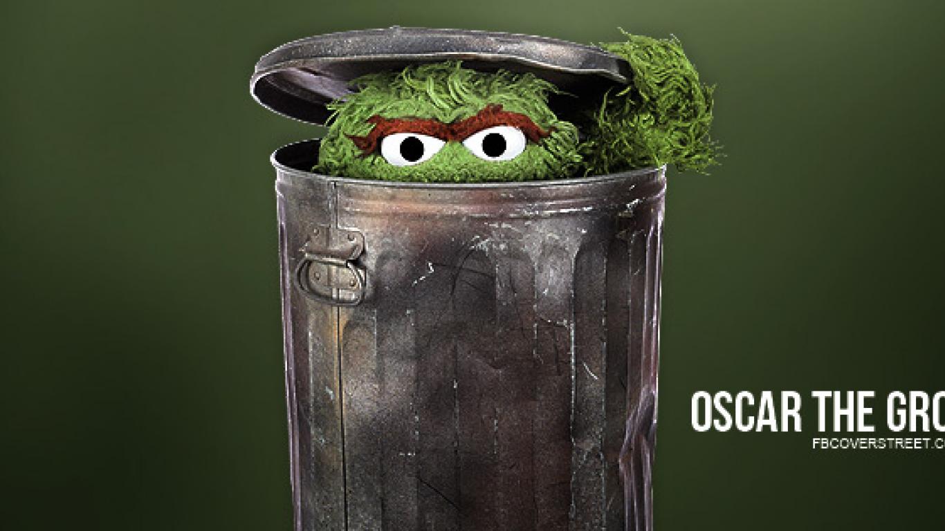 Oscar The Grouch 816379 Source - Oscar The Grouch Background , HD Wallpaper & Backgrounds