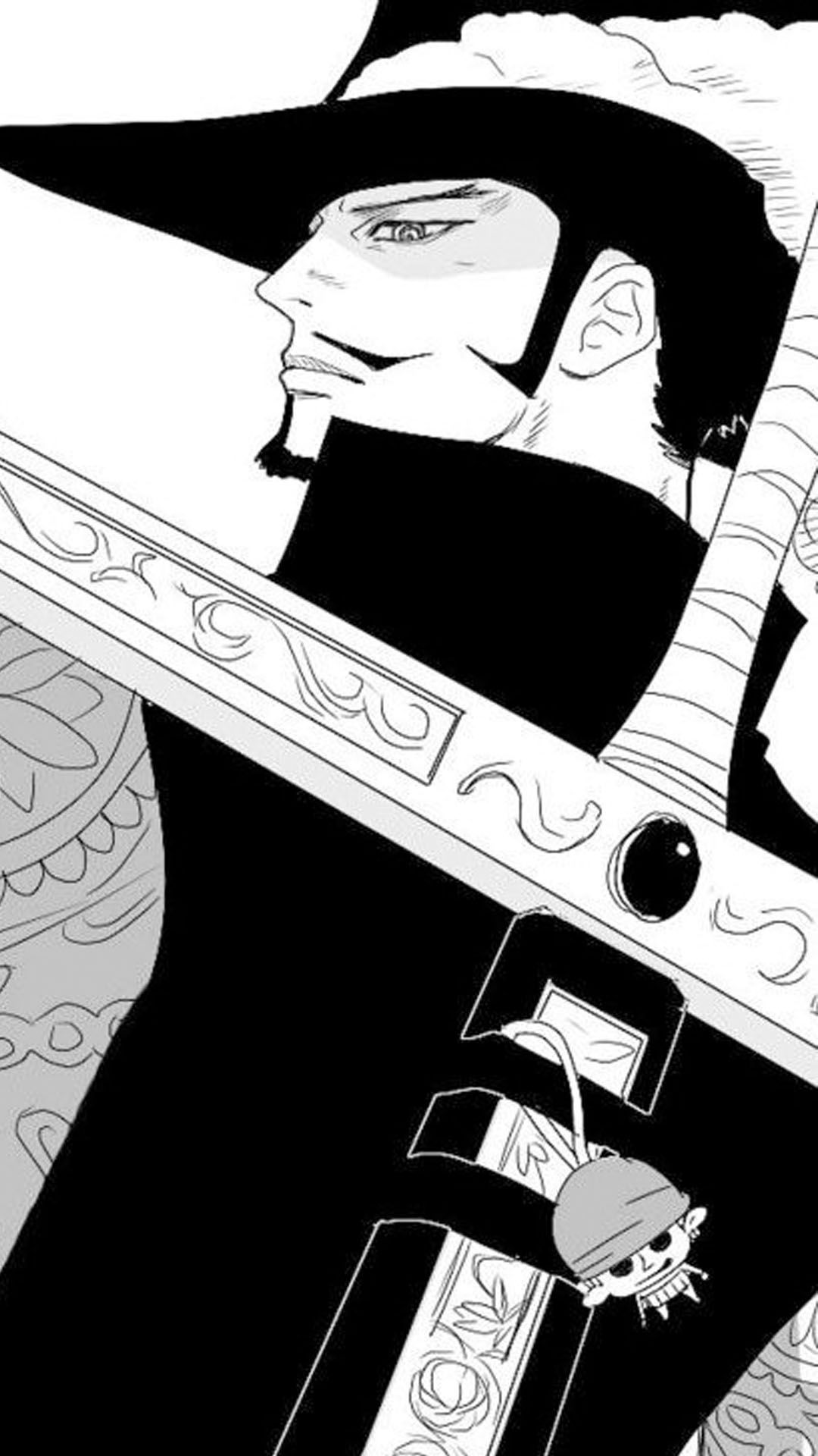 Mihawk Wallpaper - One Piece Mihawk Manga , HD Wallpaper & Backgrounds