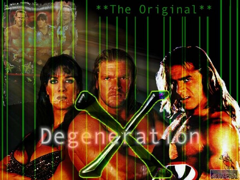 K, Chyna And Hhh, The Original Dx - Action Film , HD Wallpaper & Backgrounds