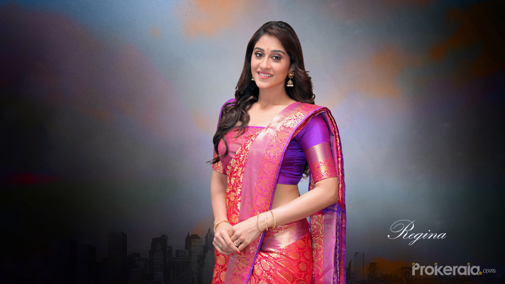 Regina Cassandra - Latest Bridal Pattu Saree , HD Wallpaper & Backgrounds