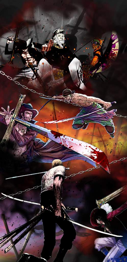 One Piece Swordsman Edit - Poster , HD Wallpaper & Backgrounds