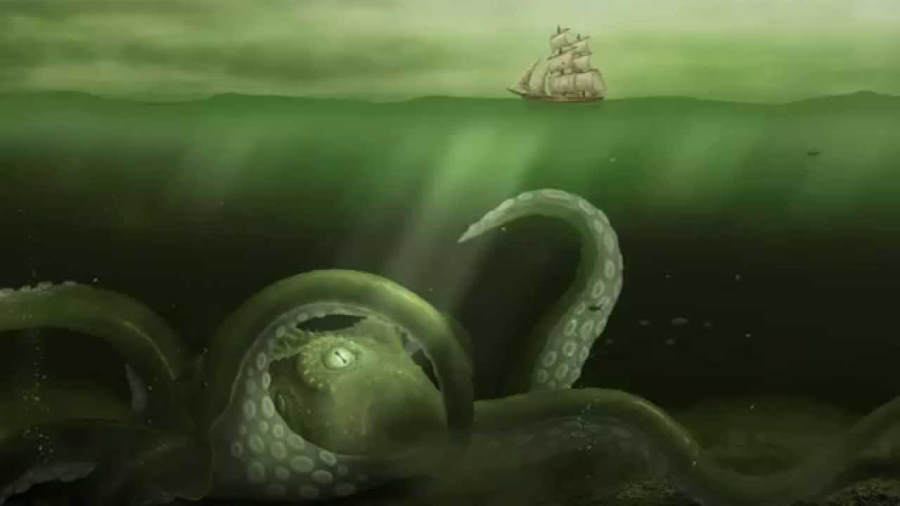 Kraken Live Wallpaper - Deep Sea Giant Monster , HD Wallpaper & Backgrounds