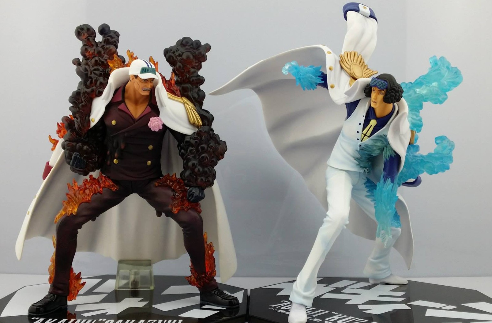 One Piece Figuarts Zero Admiral Akainu Vs Aokiji Battle - Figuarts Zero Akainu Battle Ver , HD Wallpaper & Backgrounds