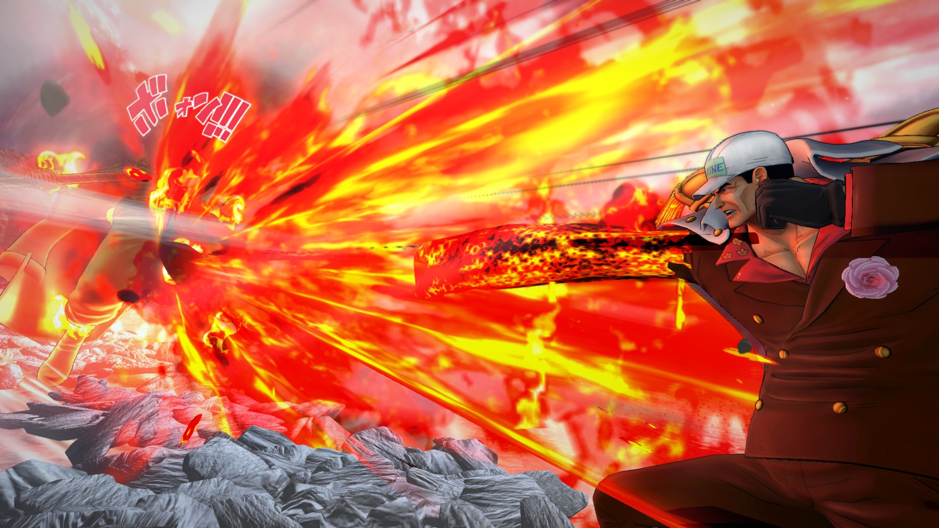 One Piece Burning Bl - Akainu Hd Wallpaper Magma , HD Wallpaper & Backgrounds