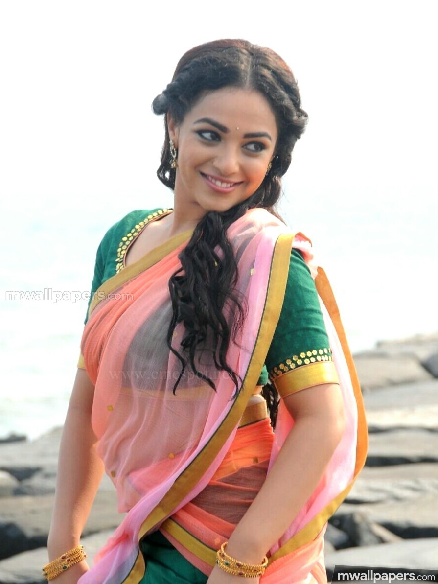 Nithya Menon Cute Hd Photos - Nithya Menon In Saree , HD Wallpaper & Backgrounds