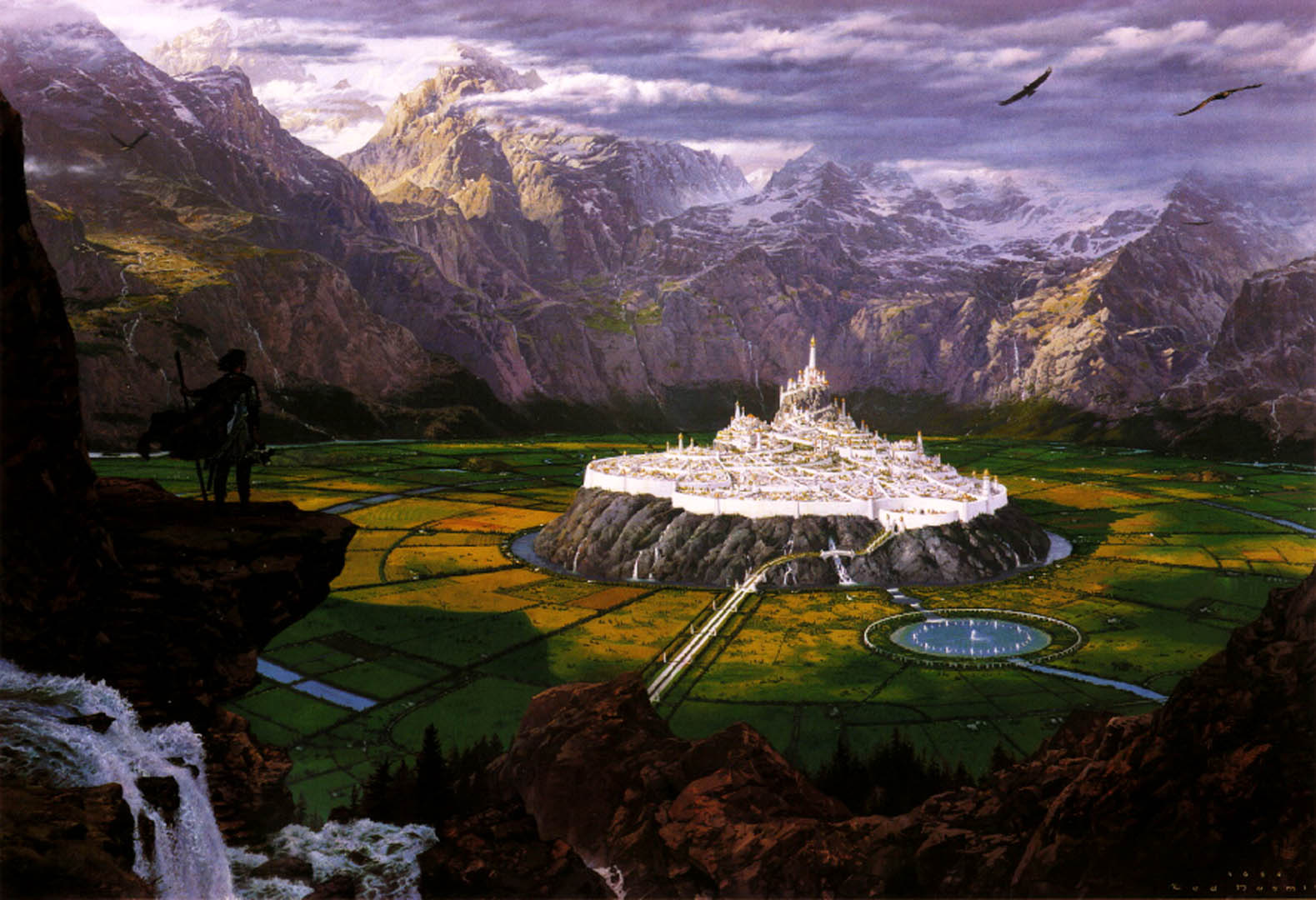 Gondolin - Gondolin Lord Of The Rings , HD Wallpaper & Backgrounds