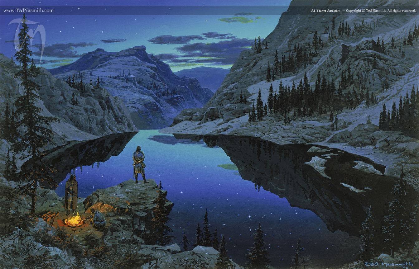 The Silmarillion Wallpaper - Ted Nasmith Silmarillion Illustrations , HD Wallpaper & Backgrounds