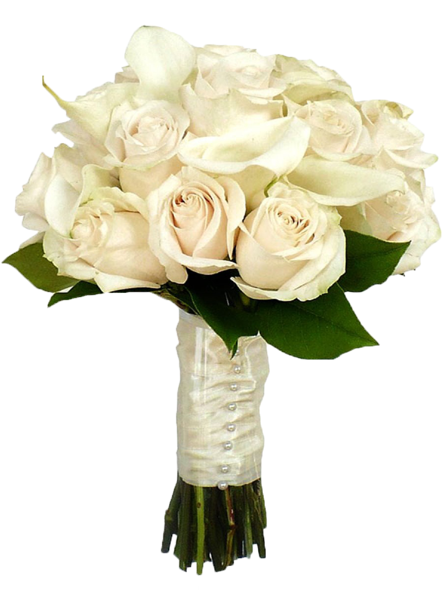 Bouquet Of Roses Png - White Rose Bunch , HD Wallpaper & Backgrounds