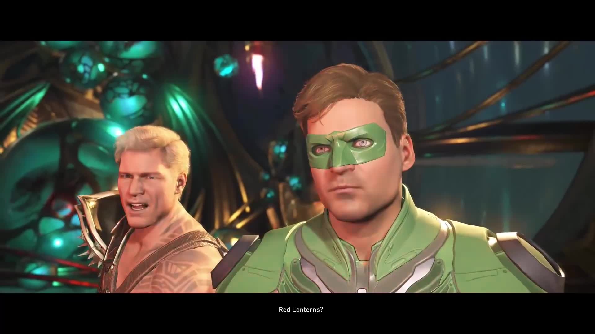 Injustice 2 Green Lantern Vs Atrocitus Cutscene Gif - Hal Jordan Injustice 2 , HD Wallpaper & Backgrounds