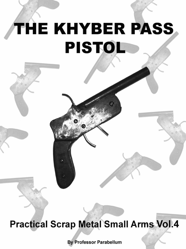 Drawn Pistol Small - Mk2 Diy Sheet Metal Self Loading Pistol , HD Wallpaper & Backgrounds