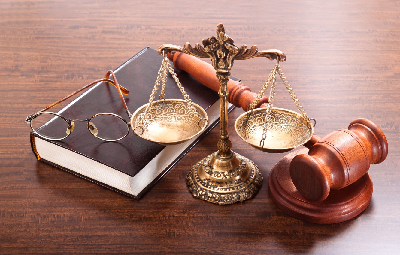 Photo Wallpaper Book, Balance, Law, Gavel - Law Books , HD Wallpaper & Backgrounds