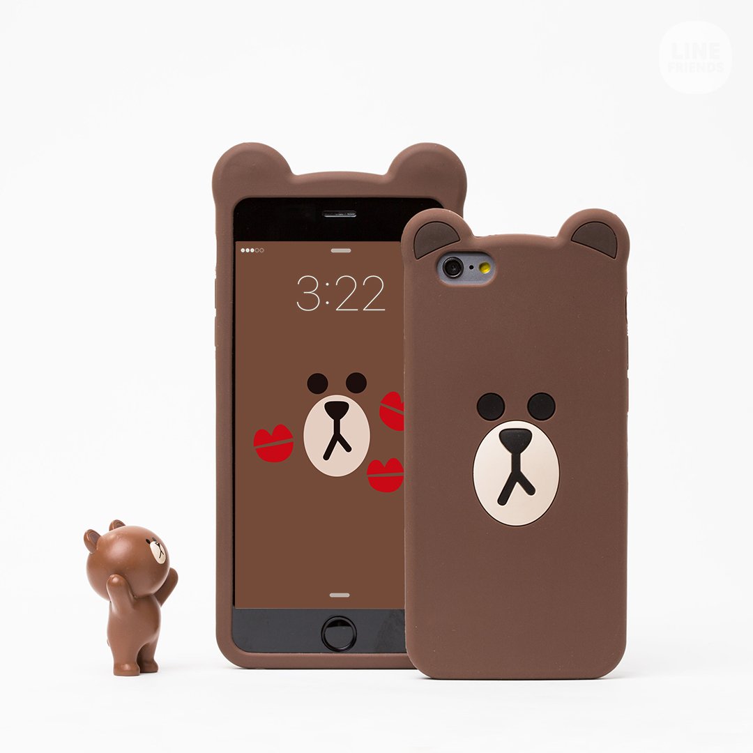 Line Friends On Twitter - Line Friends Brown Wallpaper Iphone , HD Wallpaper & Backgrounds