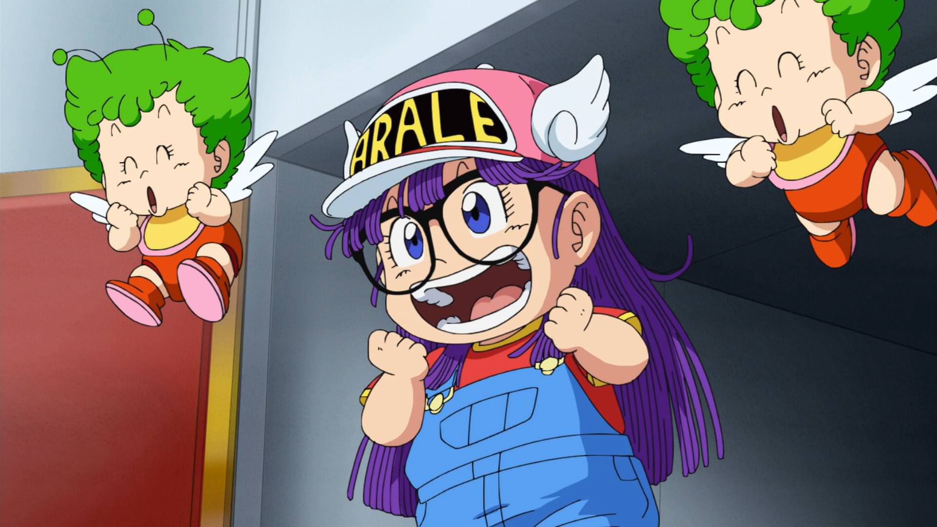 Goku Vs Arale An Off The Wall Battle Spells The End - Arale , HD Wallpaper & Backgrounds