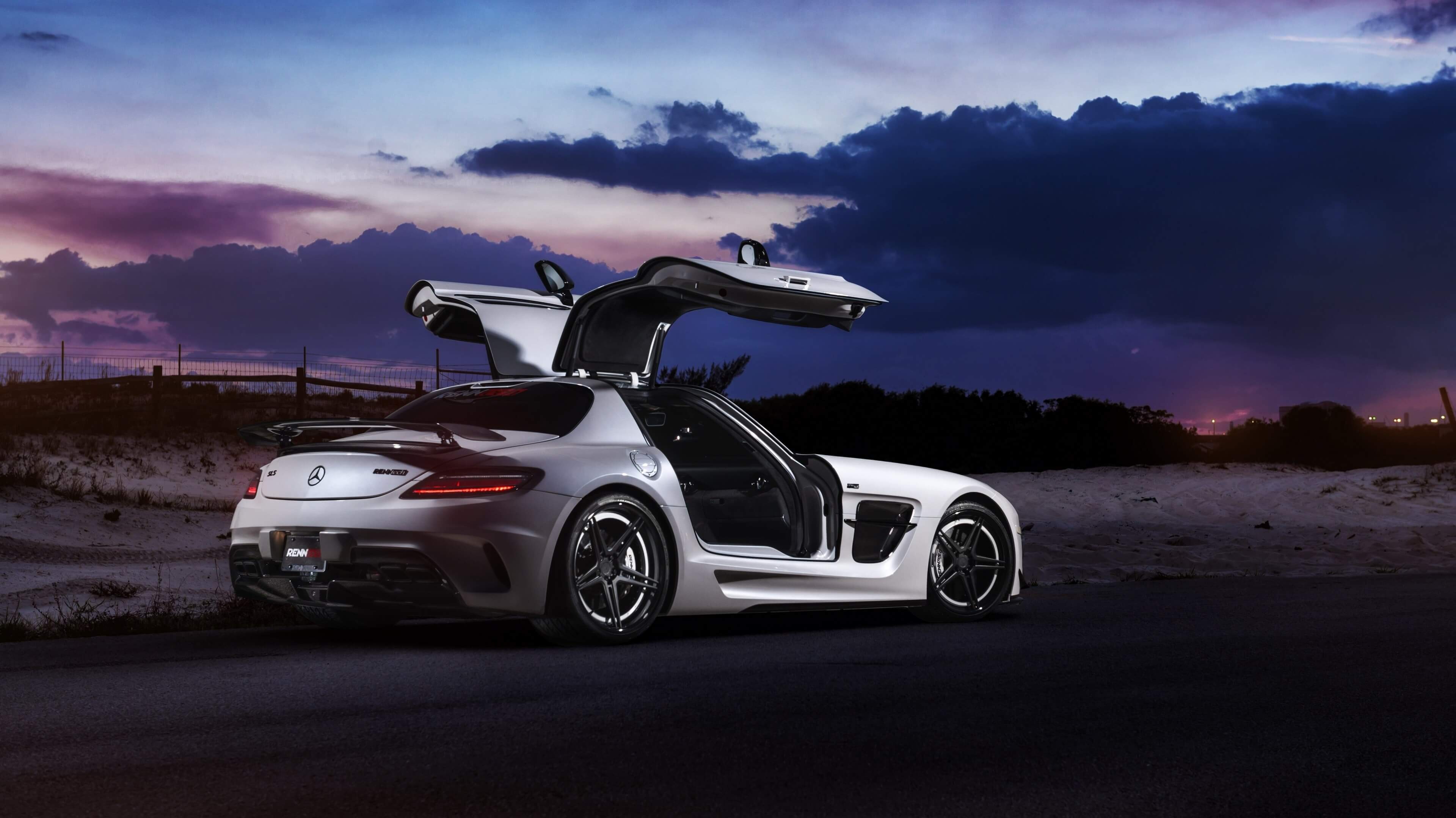 Modern Car 4k Resolution Automobiles Wallpaper - Mercedes Sls Black Series , HD Wallpaper & Backgrounds