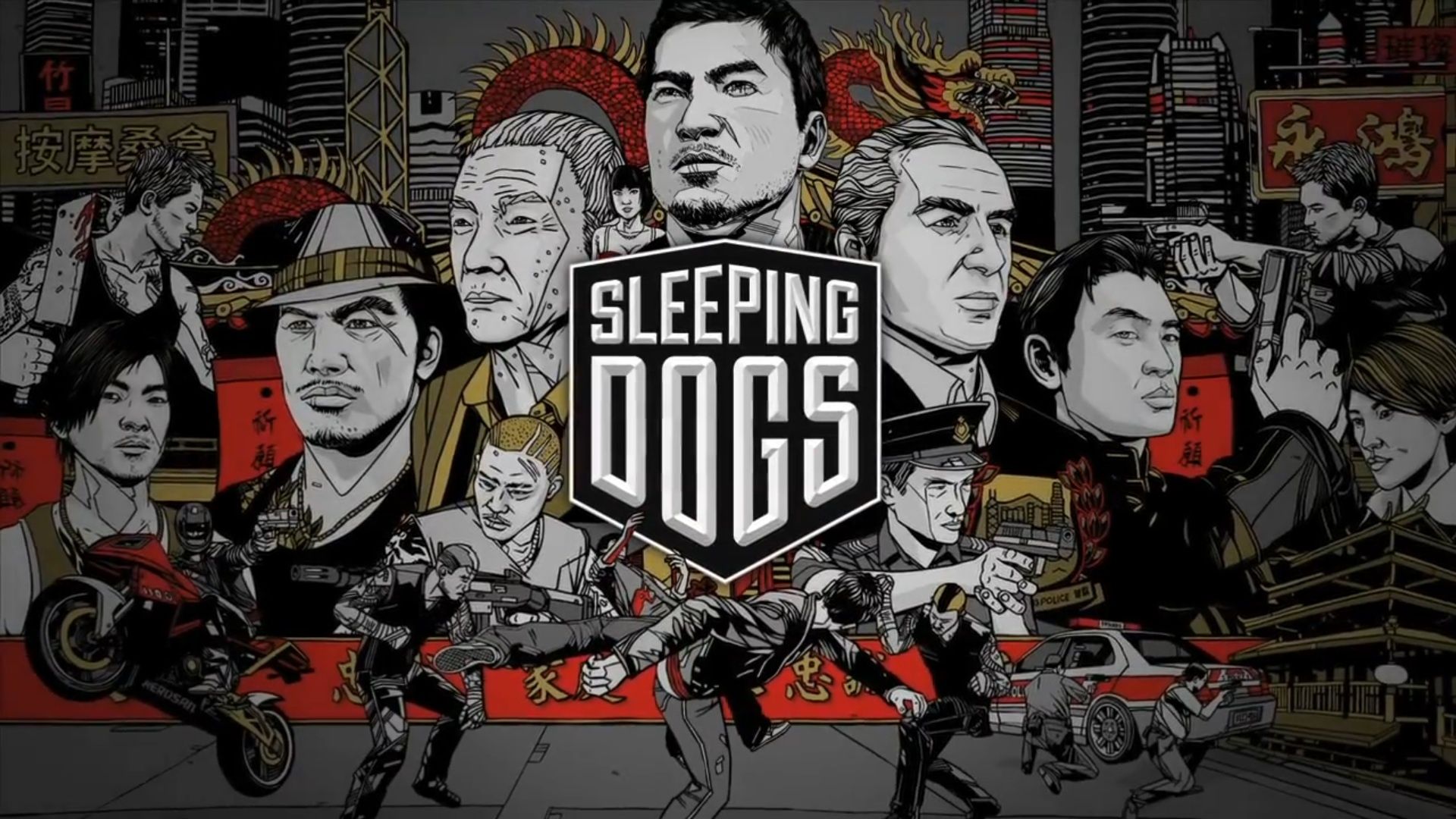 Wide Hdq Sleeping Dogs Wallpapers - Sleeping Dogs , HD Wallpaper & Backgrounds