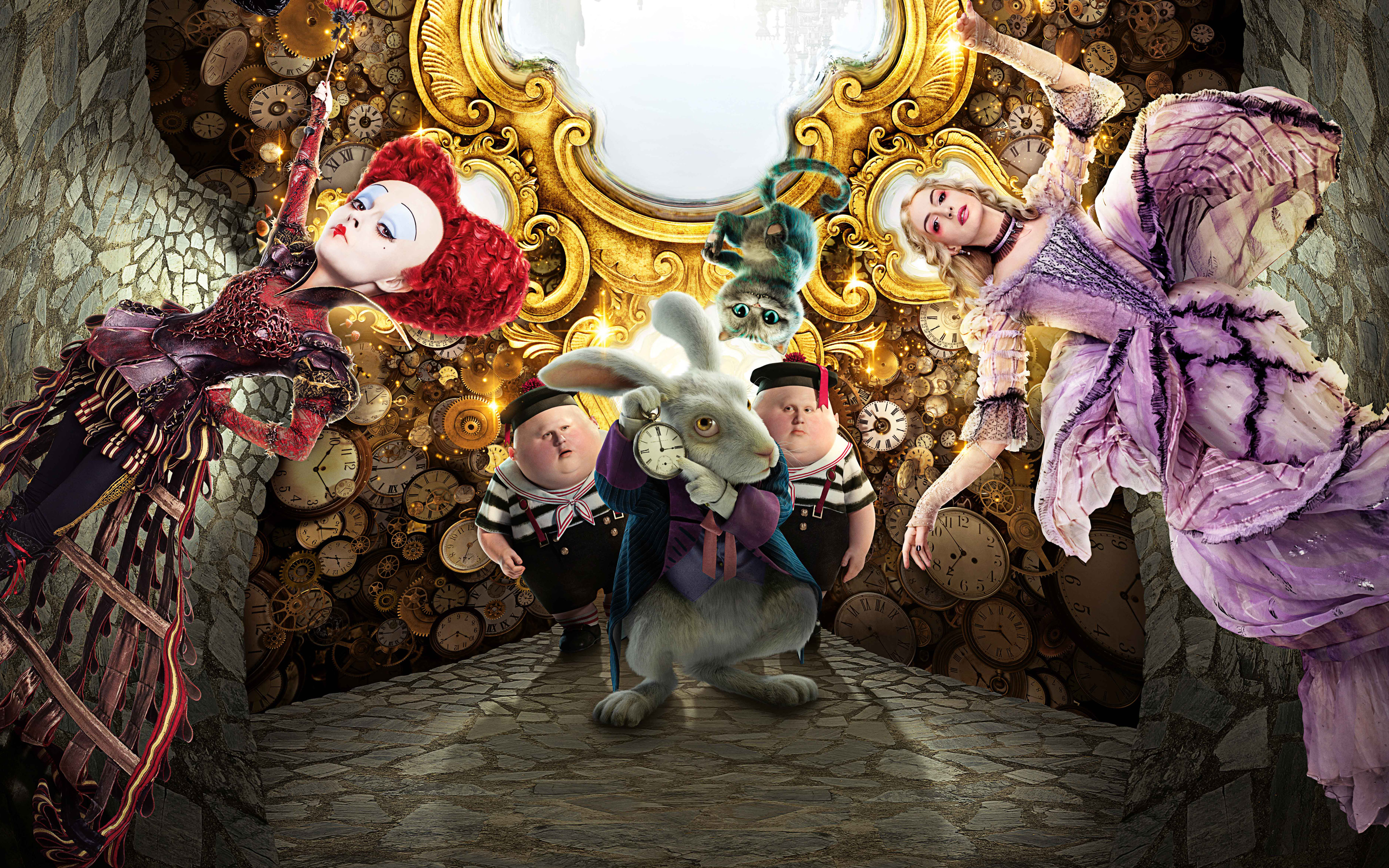 Alice Through The Looking Glass Movie Wallpaper - Through The Looking Glass Background , HD Wallpaper & Backgrounds