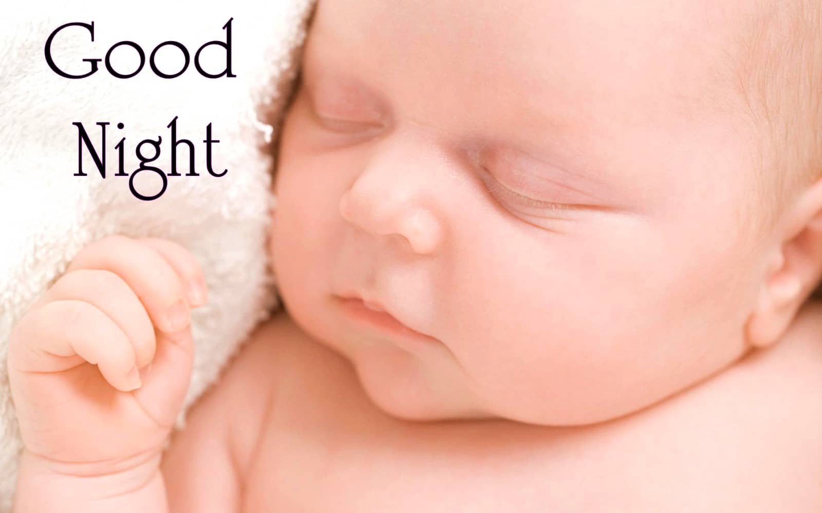 Good Night Baby Wallpaper - Baby Sleeping Good Night , HD Wallpaper & Backgrounds