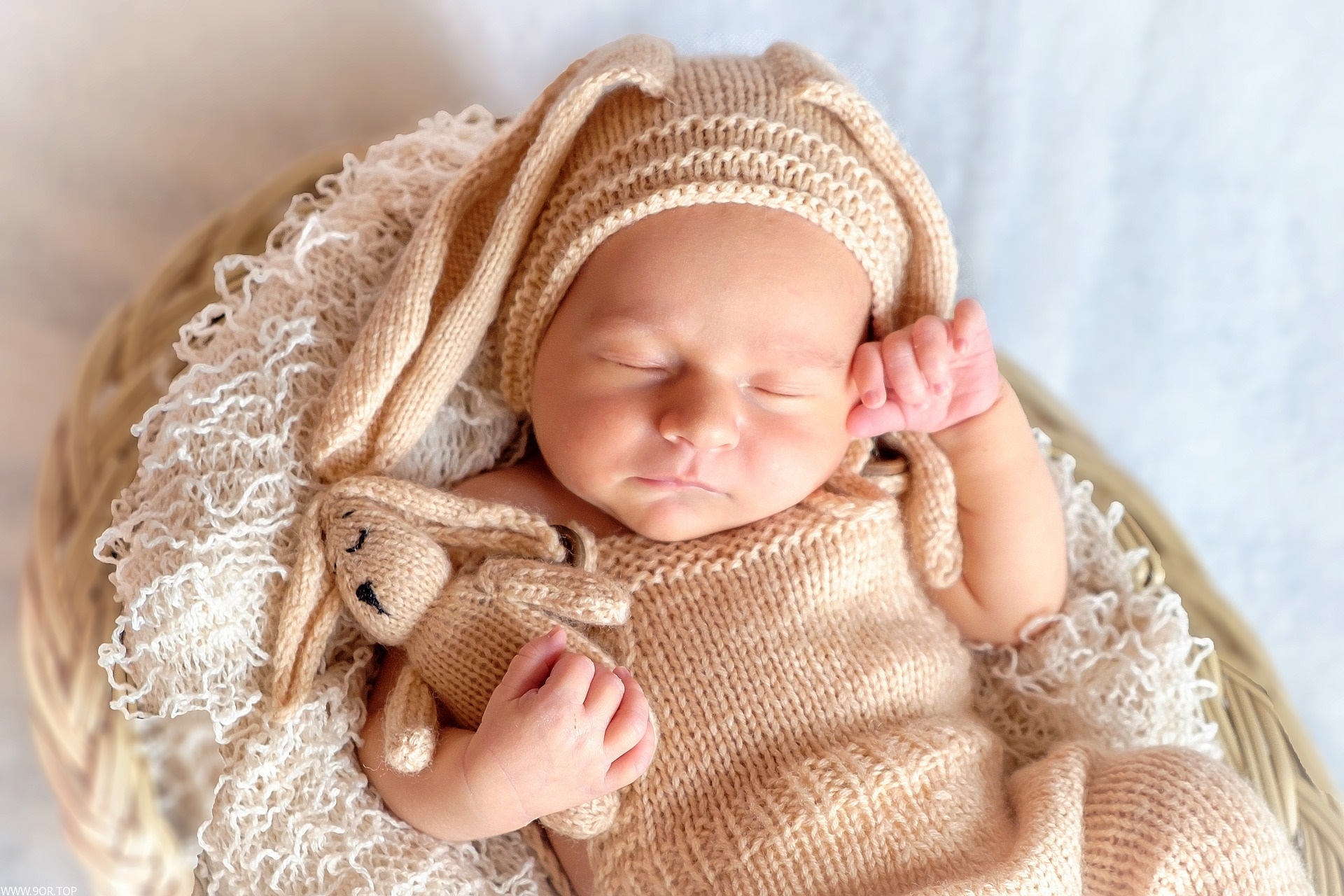 Sleeping Baby - Ideas Para Fotos De Recien Nacidos , HD Wallpaper & Backgrounds
