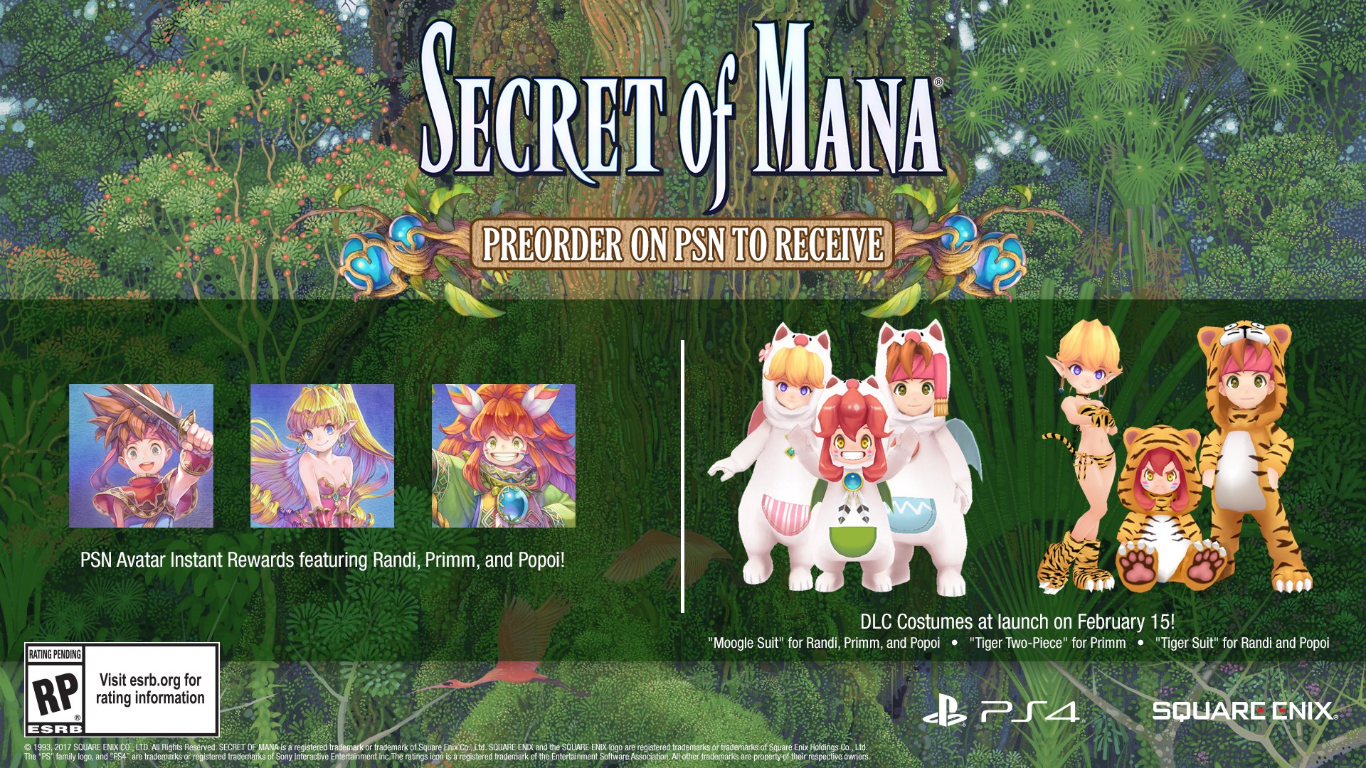 Secret Of Mana - Secret Of Mana 2018 , HD Wallpaper & Backgrounds
