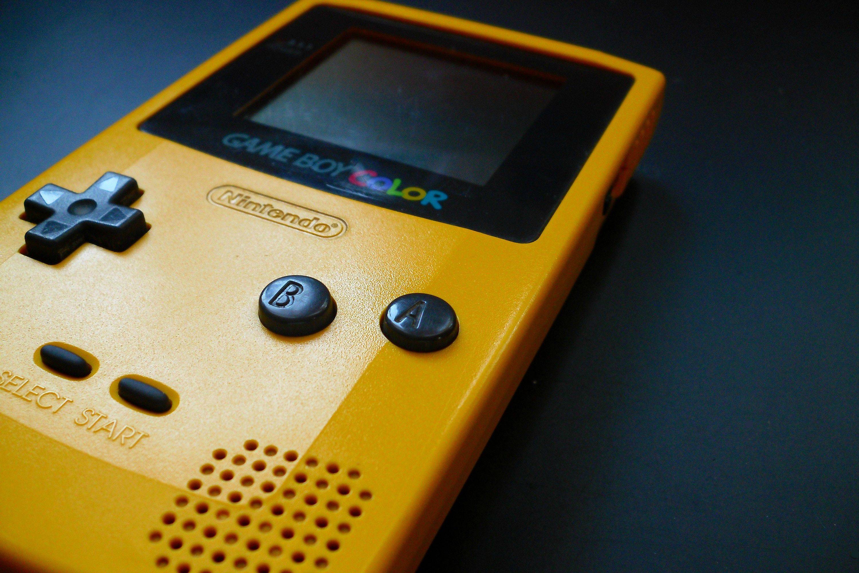 Yellow Gameboy Color Wallpaper - Game Boy Color Hd , HD Wallpaper & Backgrounds