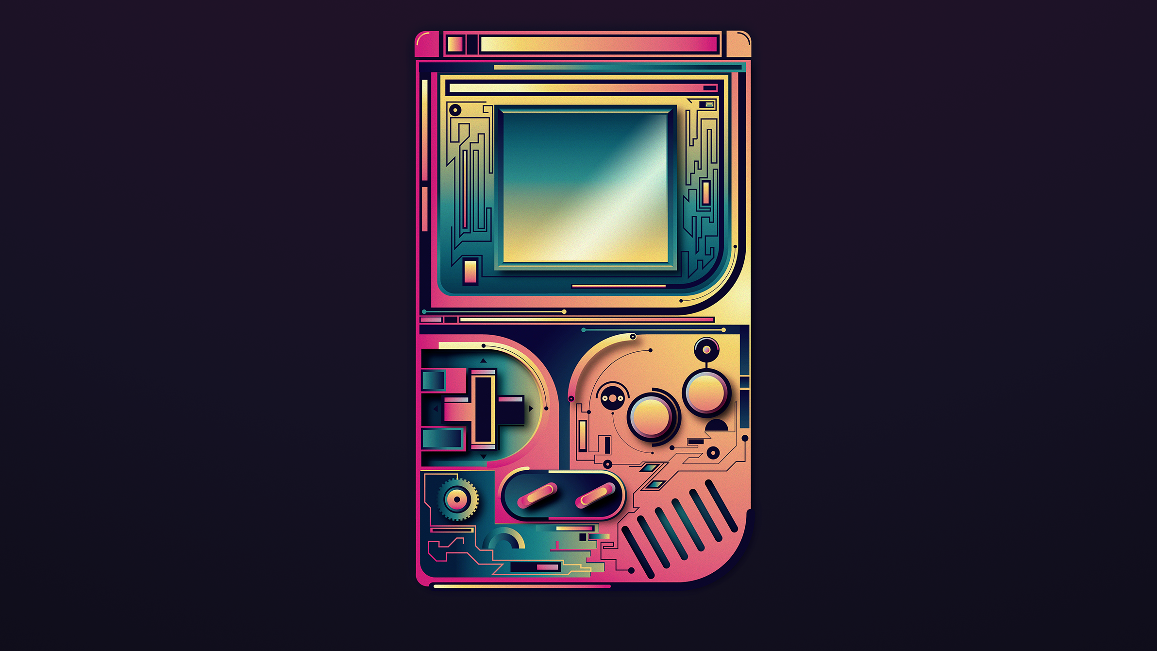 Retro Gameboy Tags - Game Boy Retro , HD Wallpaper & Backgrounds