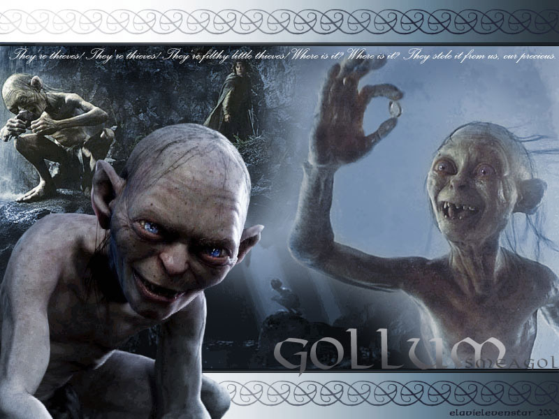 Gollum - Lord Of The Ring Gollum Actor , HD Wallpaper & Backgrounds