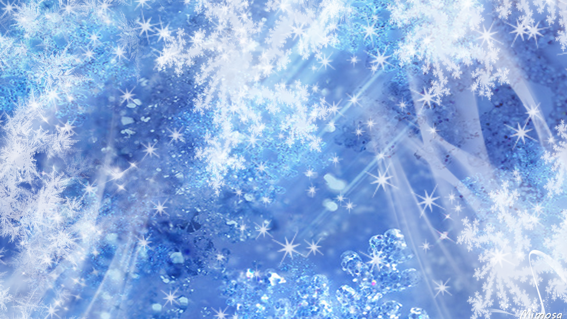 Christmas, Star, Artistic, Blue, Gradient, Frost Wallpaper , HD Wallpaper & Backgrounds